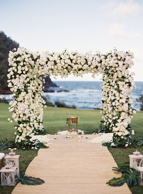 Travaasa Hana, Maui is a unique wedding venue in Hawaii. Want a barefoot beach ceremony? Read about what makes weddings at Travaasa so special: http://travaasa.com/blog/introducing-weddings-at-travaasa-hana-maui/  Photo courtesy of josevilla.com Wedding Venues Hawaii, Wedding Ceremony Ideas, Hawaiian Wedding, Unique Wedding Venues, Maui Weddings, Hawaii Wedding, Tropical Wedding, Wedding Planners, Outdoor Ceremony