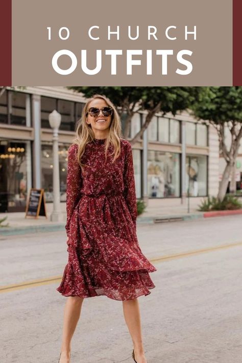 Womens Church Outfits Winter, Sunday Fall Outfits, Womens Church Outfits, Sunday Dress Outfit Church, Church Fall Outfits, Fall Outfits Church, Winter Church Outfits, Church Outfit Women, Elegant Church Outfits