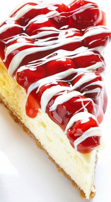 white chocolate cherry cheesecake Best Cheesecake Recipes, Chocolate Cherry Cheesecake, Cherry Cheesecake Recipe, White Chocolate Cherry, Best White Chocolate, Coconut Dessert, Brownie Desserts, Best Cheesecake, Chocolate Cheese