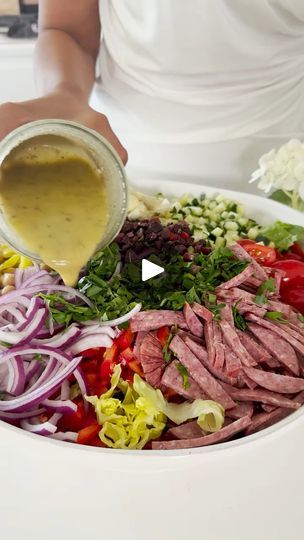 56K views · 524 reactions | Italian Chopped Salad #salads #healthyrecipes #easymeals #dinnerideas #fooddolls | Food Dolls | Food Dolls · Original audio Food Dolls Salad Recipes, Food Dolls Italian Chopped Salad, Food Dolls, Italian Chopped Salad, Salad Salad, Doll Food, Healthy Holidays, Chopped Salad, Romaine Lettuce