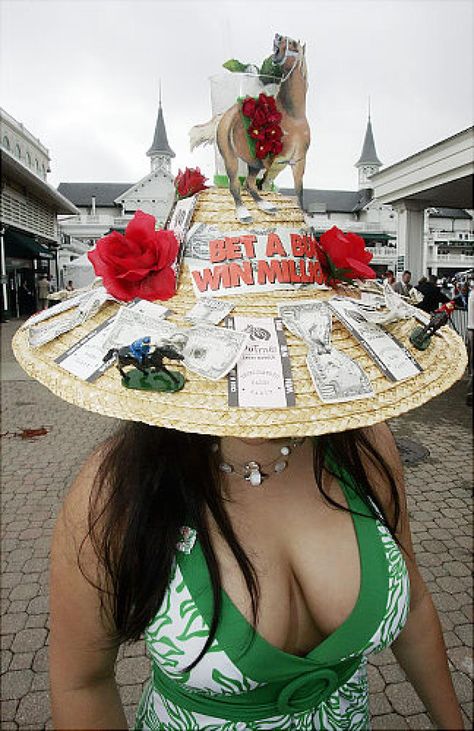 Kentucky Derby Hats Diy Funny, Crazy Kentucky Derby Hats, Kentucky Derby Hats Diy Ideas, Diy Kentucky Derby Hat, Kentucky Derby Party Hats, Kentucky Derby Hats Diy, Derby Hats Diy Ideas, Derby Hats Diy, Kentucky Derby Themed Party