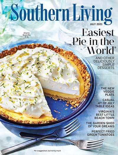 Beach Pie, Atlantic Beach Pie, Veggie Plate, Southern Living Recipes, Southern Living Magazine, Easy Pie, Atlantic Beach, Savory Pie, Living Magazine