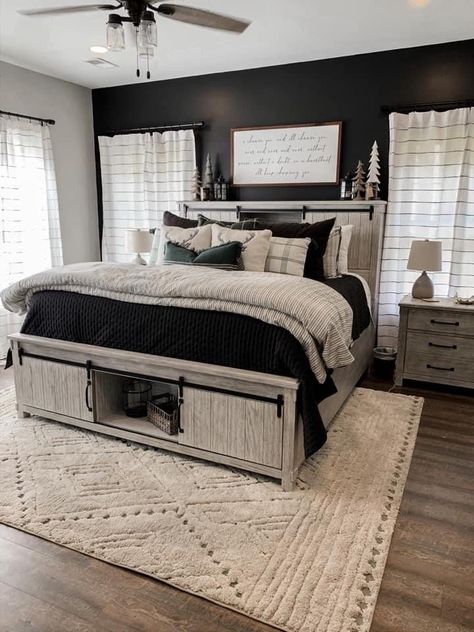 Master Luxury Bedroom, Boho Master, Bedroom Ideas Master, Western Bedroom Decor, Redecorate Bedroom, Luxury Bedroom, Farmhouse Bedroom Decor, Decoration Inspiration, Farmhouse Bedroom