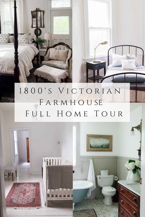 Charleston Victorian Homes, 1800s Decorating Ideas, Victorian Farmhouse Style, Decorating A 1900's Home, 1850s Home Decor, 1920s House Interior Design Victorian, Victorian Cottage Interior Design, Victorian Modern Farmhouse, 1890s Farmhouse Interior