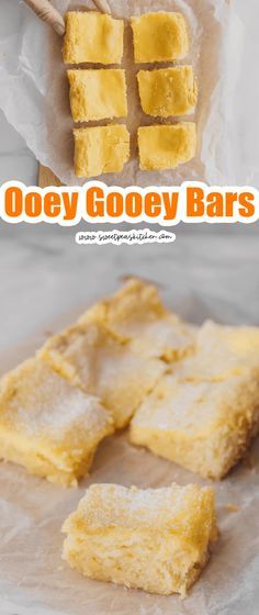 Ooey Gooey Butter Bars, Gooey Blondies, Gooey Lemon Bars, Ooey Gooey Bars, Gooey Butter Cookies, Gooey Cake, Gooey Bars, Gooey Butter, Baking Projects