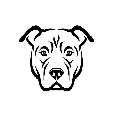 1,367 Pit Bull Terrier Illustrations & Clip Art - iStock Pit Bull Drawing, Cartoon Bull, Pitbull Drawing, Witcher Wallpaper, Pit Dog, Pitbull Tattoo, Dog Logo Design, Pitbull Art, Dog Pitbull