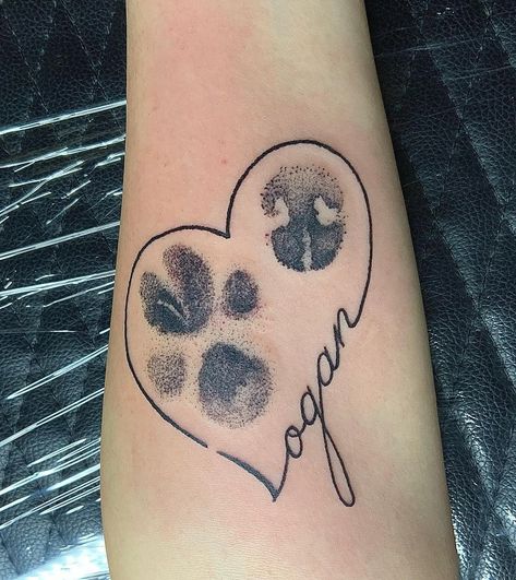 Maiah Kiana on Instagram: “A pet memorial from today 🐾 . . . . . #paw #pawprinttattoo #dognose #petmemorialtattoo #hearttattoo #walkinswelcome #forearmtattoo…” Paw Print Tattoo On Hand, Pet Paw Print Memorial Tattoo, Pet Memorial Tattoo Nose Print, Paw Print And Nose Print Tattoo, Nose And Paw Print Tattoo, Pet Nose Tattoo, Dog Nose And Paw Tattoo, Paw Print With Halo Tattoo, Dog Remembrance Tattoo Paw Print