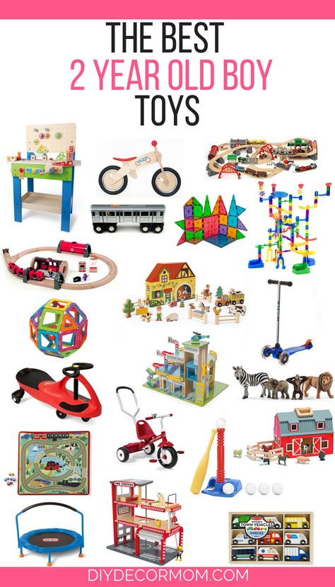 SAVING THIS! Such a good list for gifts for the best toys for 2 yr old boys! Love all these gift ideas for two year old boys! Best Toys For 2 Year, Toys For 2 Year, Best Toddler Toys, Toddler Boy Toys, Best Presents, Boy Toys, Best Toys, Toddler Snacks, Best Kids Toys