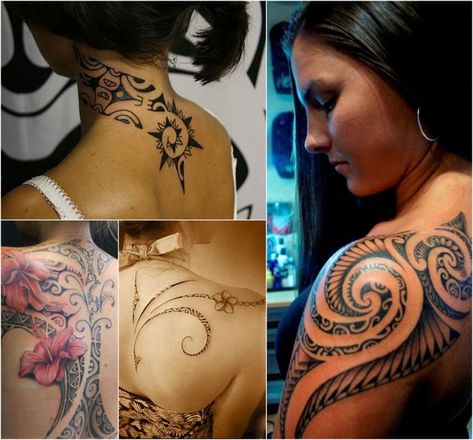 Maori Tattoos für Frauen - Bedeutung der Symbole und coole Ideen Maori Tattoo Frau, Tattoo Frau, Maui Tattoo, Borneo Tattoo, Maori Tattoos, Gangsta Tattoos, Polynesian Tattoo Designs, Cross Tattoo For Men, Marquesan Tattoos