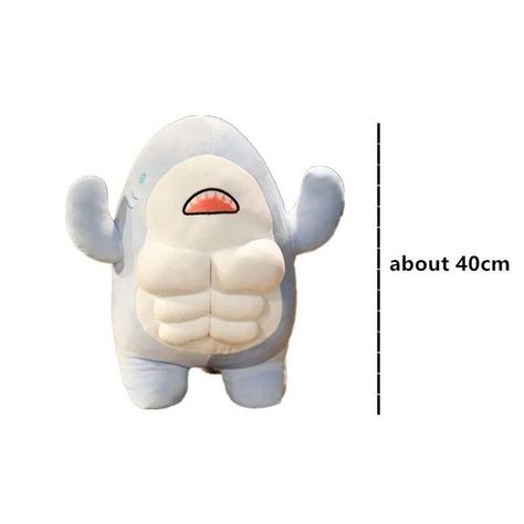 Like and Share if you want this Charming Muscle Shark Plush Toy - 40cm Stuffed Animal Pillow, Ideal for All Ages Tag a friend who would love this! FAST US Shipping Buy one here ——> https://prehype.shop/charming-muscle-shark-plush-toy-40cm-stuffed-animal-pillow-ideal-for-all-ages/ #new #brand Strongest Animal, Cartoon Shark, Shark Plush, Animal Pillow, Doll Cute, Cartoon Toys, Animal Pillows, Pillow Gift, Movie Characters