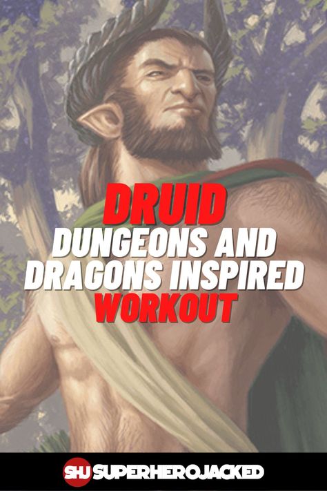 Druid DND Workout Dnd Workout, Druid Dungeons And Dragons, Druid Dnd, Dnd Druid, Endurance Training, Long Distance Running, Circuit Workout, Character Design Male, Calisthenics