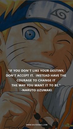 Anime Quotes About Life, Quotes Indo, Naruto Facts, Naruto Quotes, Bts Anime, Manga Quotes, Anime Quotes Inspirational, Naruto Shippuden Characters, Wallpaper Animes