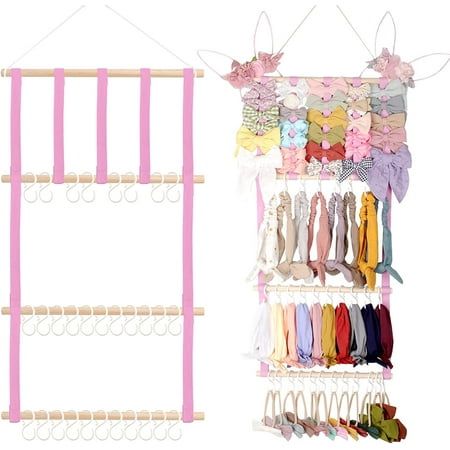 Toddler Girls Room, Hair Accessories Organizer, Headband Storage, Small Hair Bows, Hair Bow Organizer, Accessory Organizer, Bow Organizer, Accessories Organizer, Organizing Hair Accessories