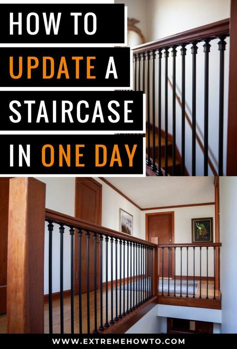 Replace Stairs, Stair Posts, Stair Spindles, Wood Balusters, Stair Makeover, Stair Balusters, Diy Staircase, Rustic Home Interiors, Iron Balusters