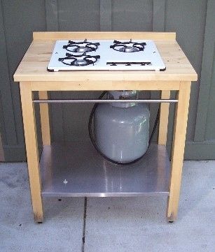 Build a stove for an outdoor kitchen with this Ikea hack. | 31 DIY Ways To Make Your Backyard Awesome This Summer Outdoor Stove, Ikea Hackers, Ikea Kitchen, Outdoor Kitchen Design, Diy Backyard, Ikea Hack, Outdoor Projects, Outdoor Cooking, Diy Outdoor