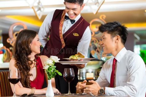 Chinese waiter serving dinner in elegant restaurant or Hotel. Asian Chinese coup #Sponsored , #ad, #SPONSORED, #serving, #Chinese, #Asian, #dinner Spending Money, Jobs For College Students, Best Part Time Jobs, Chinese Couple, Elegant Restaurants, Romantic Dinner, Fancy Restaurant, Romantic Dinners, Serving Food