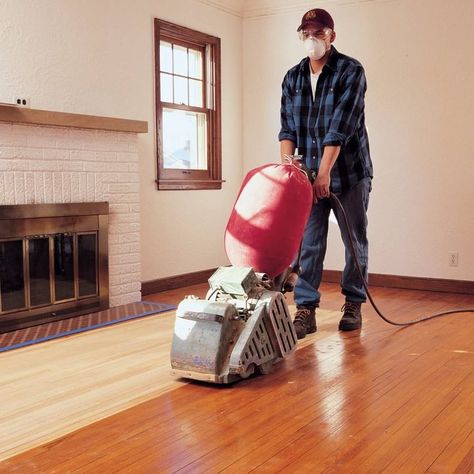 Floor Sanding, Real Hardwood Floors, Cheap Flooring, Refinishing Hardwood Floors, Refinishing Floors, Home Goods Decor, Home Repairs, Wood Flooring, Basement Remodeling