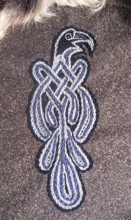 Unique Embroidery Designs, Viking Embroidery, Norse Design, Medieval Embroidery, Viking Pattern, Viking Garb, Viking Costume, Viking Clothing, Viking Designs