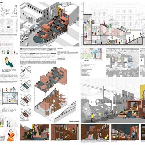 Concept Board Architecture, Tiny Library, Architecture Design Competition, Architecture Competition, Library Architecture, Architectural Competition, Layout Architecture, Architecture Poster, Concept Board