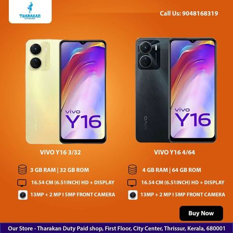 Vivo Y16 - 4/64. Vivo Y16 - 3/32 മൊബൈൽ ഫോണുകൾക്ക് ലഭ്യമായ ഏറ്റവും കുറഞ്ഞ വില ഇനി Tharakan Duty Paid Shop, City Center തൃശ്ശൂരിൽ .......... Tempered glass and pouch ഫ്രീ സന്ദർശിക്കൂ....... Tharakans Duty Paid Shop First Floor,City Center Thrissur,Kerala,680001 Mob:9048168319 #mobilesinthrissur#bestmobileshopthrissur Vivo Y16, Smart Phones, City Center, Tempered Glass, Smartphone, Iphone, Electronic Products, Quick Saves