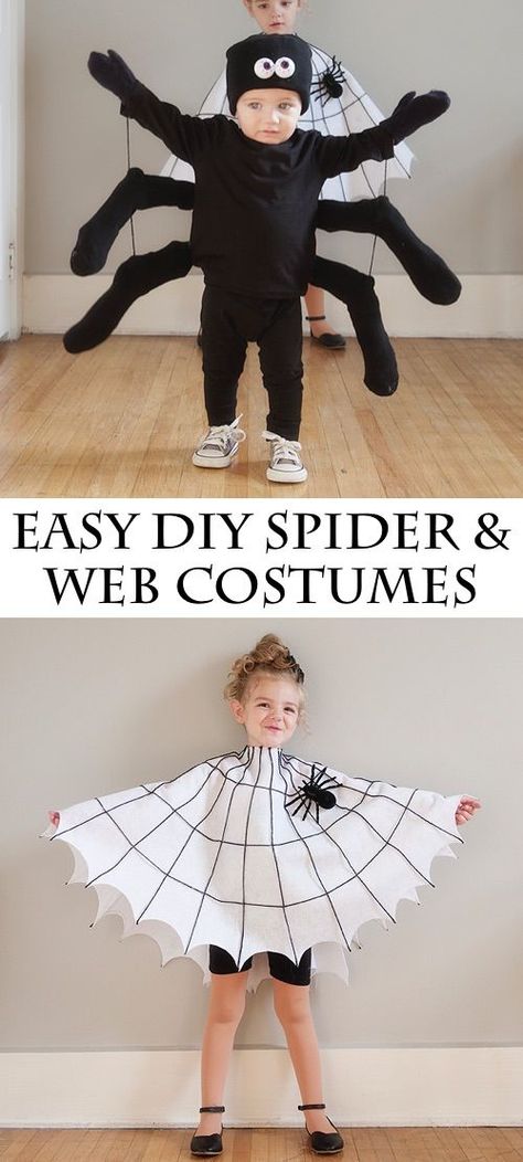 Halloween Costumes For Kids Boys, Costumes For Kids Boys, Web Costume, Easy Diy Halloween Costumes, Diy Spider, Meme Costume, Diy Costumes Kids, Diy Halloween Costumes For Kids, Homemade Halloween Costumes