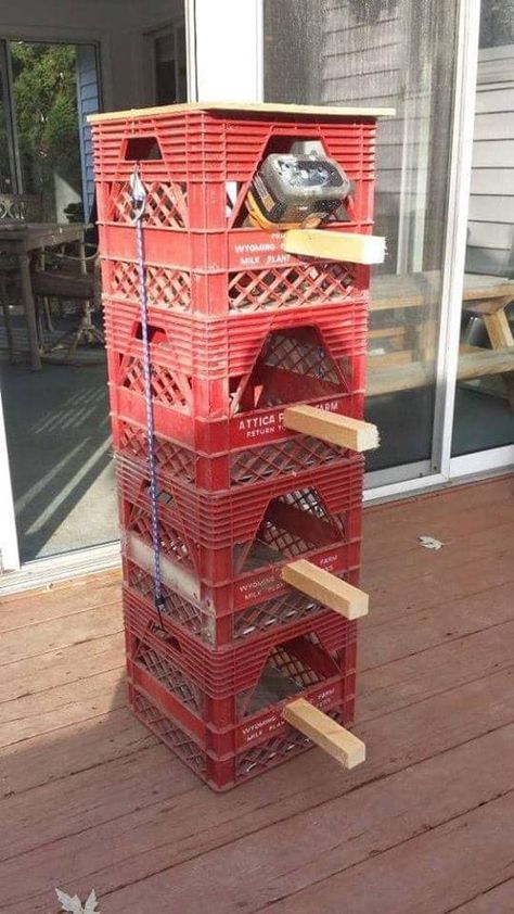 Reban Ayam, Pigeon Loft Design, Plastic Milk Crates, Duck Coop, Nest Boxes, Chicken Pen, Chicken Nesting Boxes, Diy Chicken Coop Plans, Chicken Coop Run