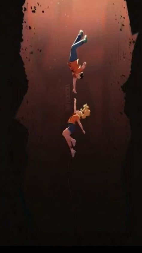 Percy And Annabeth Falling Into Tartarus Fanart, Percy Jackson Fan Art Tartarus, Percy Jackson Falling Into Tartarus, Percabeth Tartarus Fall, Percy Jackson Fanart Wallpaper, Percy And Annabeth Tartarus Fall, Persy Jekson Fan Art, Pjo Fanart Wallpaper, Percabeth Wallpaper Aesthetic