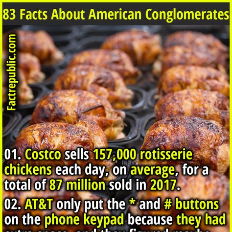 Epic Facts, Costco Chicken, Fact Republic, Unusual Facts, Unique Facts, Creepy Facts, Unbelievable Facts, Fascinating Facts, Food Facts