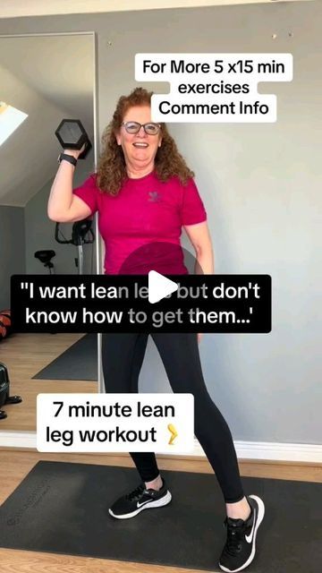 Lean Legs Workout, Lean Leg Workout, Lean Legs, Fit Over 40, Home Workouts, Legs Workout, Home Workout, Workout For Beginners, Transformation Body