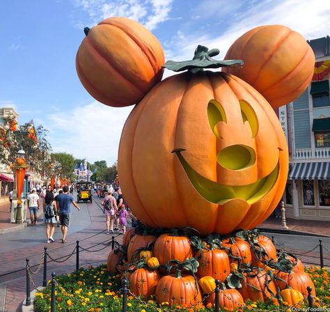 EVERYTHING Coming to Disneyland Resort for Halloween Time This Year! Disneyland Souvenirs, Halloween 2010, Dekorasi Halloween, Disneyland World, Dulces Halloween, Disney Pumpkin, Hallowen Ideas, Disneyland Food, Labu Halloween