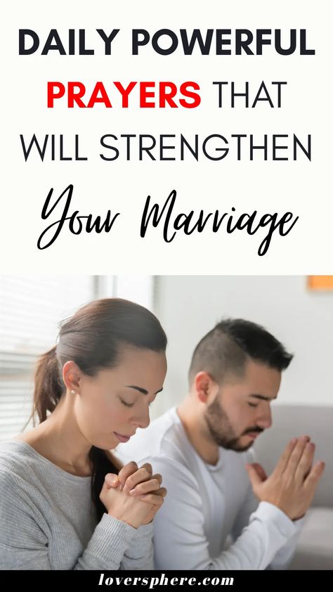 Marriage prayers are very important for every successful marriage. If you want to have a happy relationship with your spouse, you have to commit your marriage to the hands of God. These marriage prayer will help strengthen the bond of love in your marriage. Here are 15 powerful marriage prayers to strengthen your relationship. So whether it’s prayers for marriage protection, or prayers for marriage restoration, these prayers are the best Prayers For Marriage Love, Prayer For Marriage Protection, Praying Together Couple, Marriage Prayer For Couple, Prayer For Relationships Couples, Prayers For Marriage Restoration, Prayer For Troubled Marriage, Prayers For Marriage, Catholic Prayer For Protection