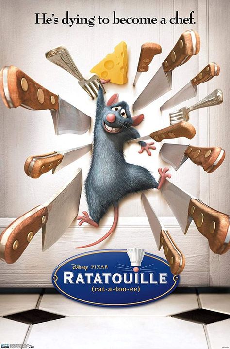 Ratatouille 2007, Brad Bird, Character Design Cartoon, Disney Pixar Movies, Disney Posters, Samurai Jack, Computer Animation, Walt Disney Pictures, Pixar Movies