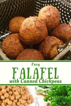 Flaffel Recipe, How To Make Falafel Balls, Falafel Recipe Canned Chickpeas, Healthy Falafel Recipe, Falafel With Canned Chickpeas, Easy Falafel Recipe, Healthy Falafel, Best Falafel Recipe, Baked Falafel Recipe