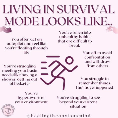 Survival Mode Signs, Coming Out Of Survival Mode, Living In Survival Mode Quotes, How To Get Out Of Survival Mode, Survival Mode Quotes, Surviving Quotes, No Support System, Healing Questions, Living In Survival Mode