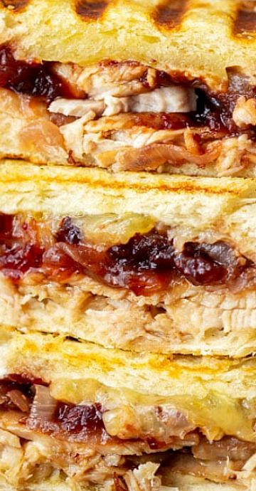 Fall Panini Recipes, Winter Panini Recipes, Turkey Cranberry Panini Recipes, Cranberry Turkey Panini, Thanksgiving Panini Recipes, Panini Press Recipes Healthy, Panini Sandwiches Turkey, Healthy Panini Sandwiches, Panini Sides