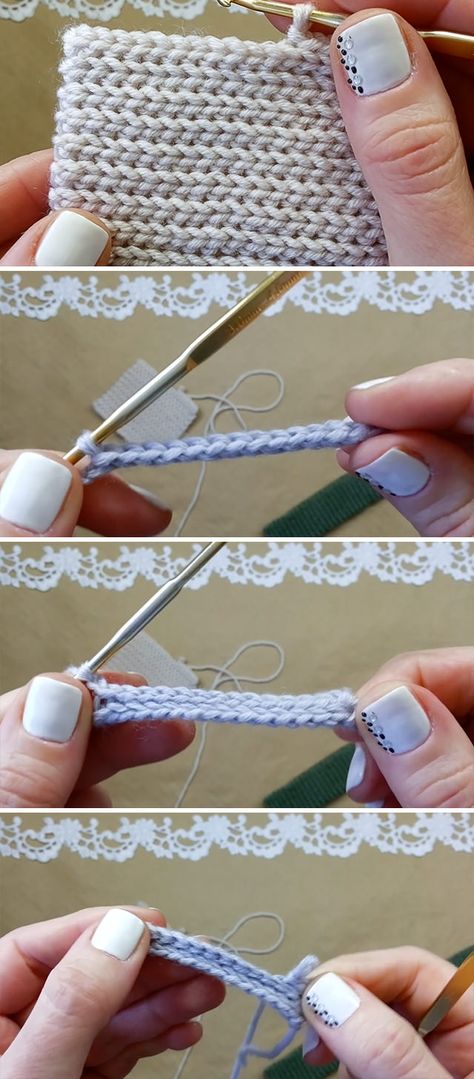 Crochet Elastic Stitch You Can Easily Learn | CrochetBeja Elastic Stitch, Elastic Crochet, How To Crochet Elastic Stitch, Elastic Stitch Crochet, Elastic Crochet Stitch, Crochet Elastic Stitch, Crochet Stitch Texture, Crochet Elastic Stitch Tutorial, Mattress Stitch Crochet Video