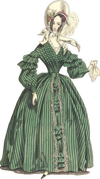 Cheeky Cognoscenti: November 2015 Marie Sleeve, 1700s Fashion, Madras Dress, 1840s Fashion, Period Fashion, 1830s Fashion, Bell Skirt, Historical Costuming, Morning Dress