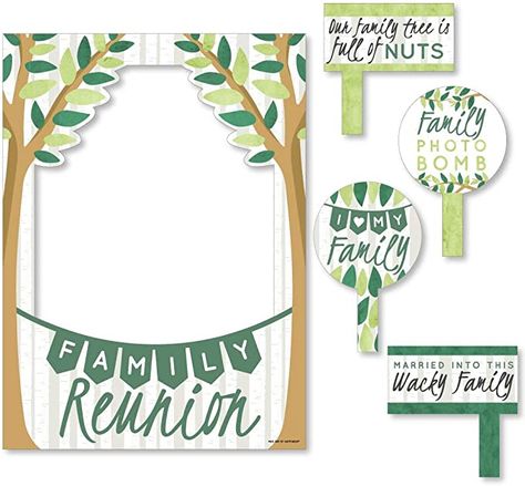 Family Reunion Photo Booth, Party Food 1st Birthday, Photo Booth Picture Frame, Family Reunion Themes, Photo Booth Picture Frames, Family Reunion Pictures, Family Reunion Photos, Family Reunion Invitations, Mini Picture Frames