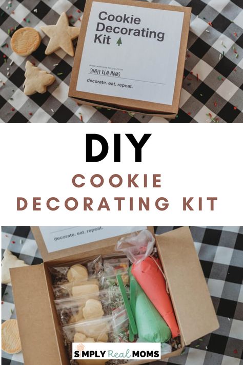 How To Make Cookie Decorating Kits, Decorate Your Own Cookie Kit Christmas, Sugar Cookie Kits For Kids, Diy Cookie Decorating Kit Instructions, Diy Gingerbread Cookie Kit, Diy Cookie Decorating Kit Christmas, Cookie Decorating Kits To Sell, Cookie Kits Christmas, Christmas Cookie Kits Diy