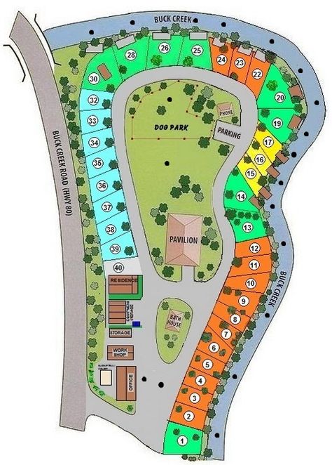 Mountain Stream RV Park Site Map Minnesota Camping, Camping Park, Rv Parks And Campgrounds, Rv Campgrounds, Mobile Home Parks, Camping Places, Fall Camping, Site Map, Resort Design