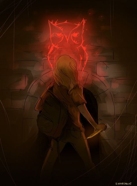 "Annabeth wondered if that burning mark was based on a real scared owl, if so, when she survived she was going to find that owl and punch it in the face. the thought lifted her spirits." - I love Annabeth The Mark Of Athena, Mark Of Athena, Percy Jackson, Rome, Wall, Red