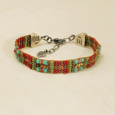 Chili Rose, Jewelry Looms, Bead Looming, Macrame Accessories, Sundance Jewelry, Bead Woven Bracelet, Beading Loom, Loom Jewelry, Beadwork Bracelet