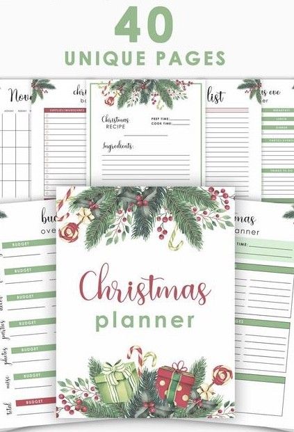 Christmas Party Planner, Party Host Gift, Christmas Party Menu, Printable Christmas Planner, Winter Gathering, Party Organisers, Gift Tracker, Budget Party, Event Organizer