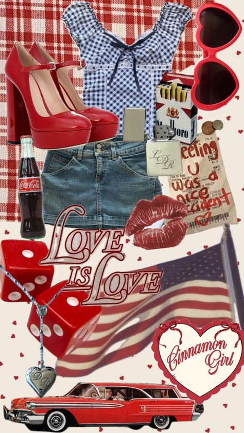 Miss American Pie Bid Day, Miss Americana Aesthetic, Vintage Americana Aesthetic Outfit, Vintage Americana Wallpaper, Miss Americana Outfit, 50s America, Vintage Americana Outfits, Americana Aesthetic Outfit, Americana Wallpaper