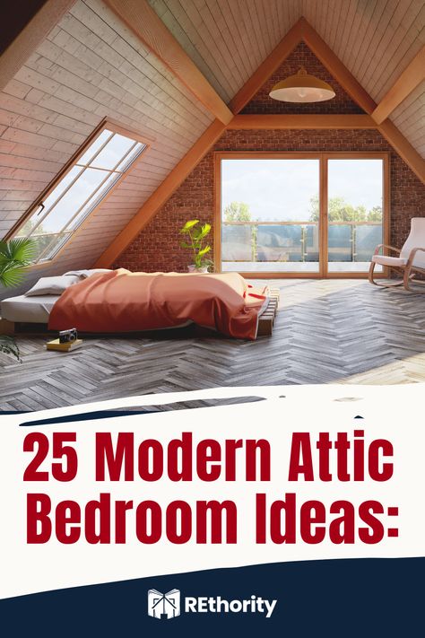 Elevate your space with enchanting attic bedroom ideas! Explore designs that turn your overhead haven into a stylish retreat. From cozy nooks to smart storage, discover the perfect inspiration for your attic transformation. Modern Attic Bedroom, Small Attic Bedroom Ideas, Attic Transformation, Modern Attic, Attic Bedroom Ideas, Attic Bed, Attic Bedroom Designs, House Makeovers, Cozy Nooks