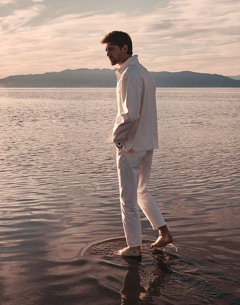 Beach Men Photography Ideas, Man On The Beach Photography, Beach Shoot Ideas Photoshoot Men, Lake Photoshoot Men, Men Beach Photoshoot Poses, Mens Beach Poses, Beach Men Photoshoot, Beach Photo For Men, Beach Pictures For Men