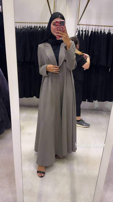 Abaya For Work, Fancy Abaya Designs, Abaya Blazer, Abaya Jacket, Coat Style Abaya, Formal Abaya, Abaya Outfit Ideas, Work Abaya, Blazer Abaya