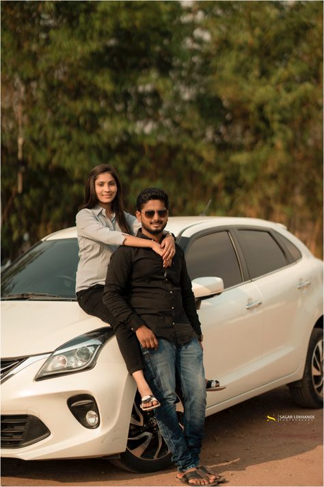 #coupleshoot #couplegoals #love #preweddingshoot #sagarlokhandephotography #wedding #maharashtrianprewedding #preweddingcoupleshoot #coupleshoot #couplephotoshoot #outdoorcoupleshoot #couplephotography #photoshoot Car Pose, Post Photoshoot, Creative Couples Photography, Save The Date Pictures, Car Photoshoot, Photo Stills, Pre Wedding Photoshoot Outfit, Car Poses, Engagement Photography Poses