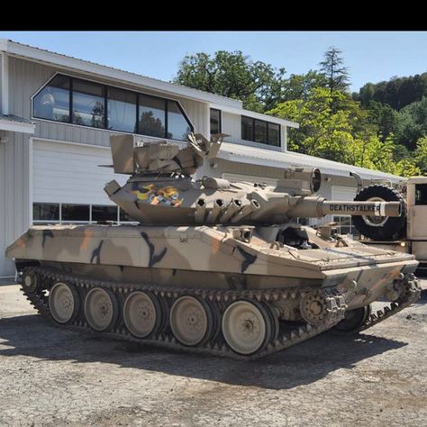 M551 Sheridan at the Military Vehicle Technology Foundation.   www.toadmanstankpictures.com M551 Sheridan, Sheridan Tank, Truck Tank, Tank Armor, Military Hardware, Ww2 Tanks, Military Pictures, Model Tanks, Military Combat