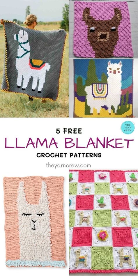 5 Free Llama Blanket Crochet Patterns you can crochet right now. Amazing Llama blankets curated by The Yarn Crew. #crochetblankets #crochetafghans #crochetstitches #crochetpatterns #freecrochetpatterns #crochetforbaby #crochetprojects #stitchesforblankets Blanket Crochet Pattern Free, Crochet Borders For Blankets, Sky Reference, C2c Patterns, Crochet Blanket Border, C2c Blanket, C2c Crochet Blanket, Make And Do Crew, Crochet For Beginners Blanket